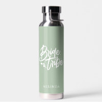 Sage Green Calligraphy Bride Stamm Bachelorette