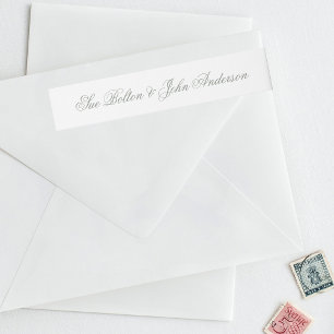 Sage Green Classic Rücksendeadresse Envelope