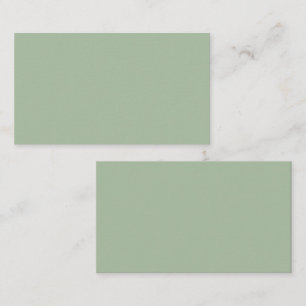 Sage Green Custom Brand Begleitkarte