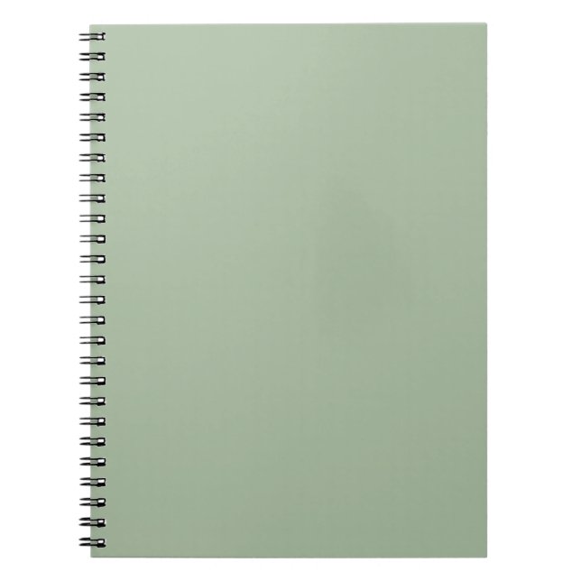 Sage Green Custom Brand Notizblock (Vorderseite)