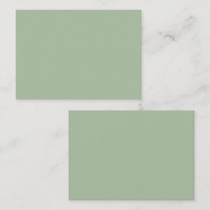 Sage Green Custom Brand Visitenkarte