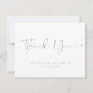 Sage Green Danke Card