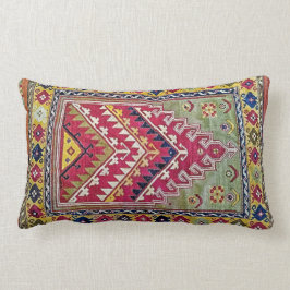 Sage Green Dusty Rose Orientales Gebet Rug Design Lendenkissen