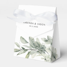 Sage Green Eucalyptus Minimalistisch Botanische Ho Geschenkschachtel