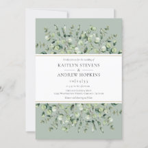 Sage Green Eucalyptus Wedding
