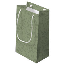 Sage Green Floral Geschenktasche Kleine Geschenktüte
