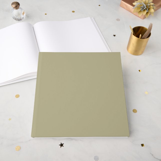 Sage Green Gästebuch (Vorderseite offen)