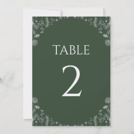 Sage Green | Gezeichnet Wildblumen Botanische Hoch