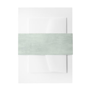 Sage Green Glimmer Damask Hochzeit Einladungsbanderole
