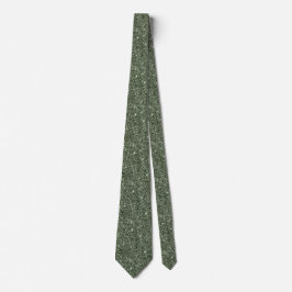 Sage Green Glitzer Funkelnd Neck Tie Krawatte