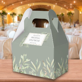 Sage Green Gold Greenery Brautparty Bevorzugung Bo Geschenkschachtel