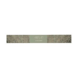 Sage Green Gold Wedding Bly Band Eleganter Luxus