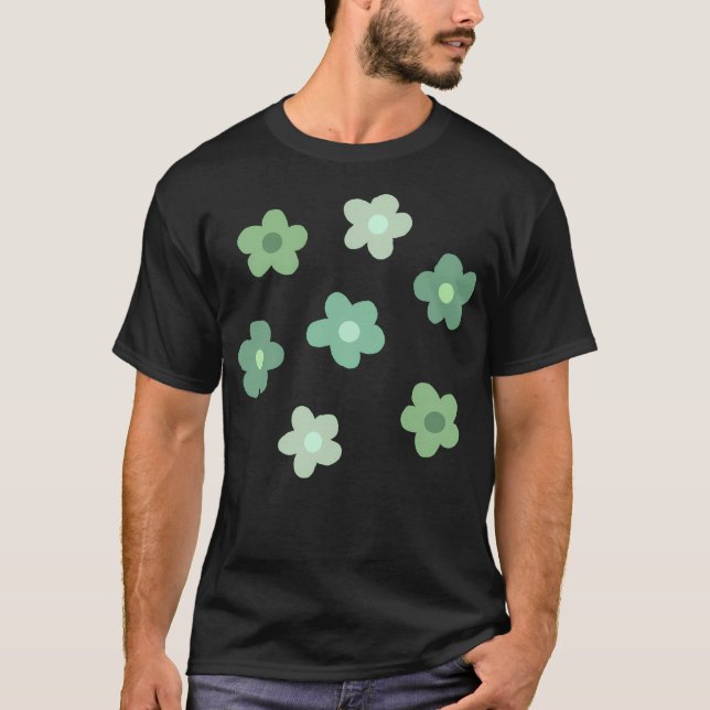 Sage Green Golf Le Fleur T-Shirt (Vorderseite)
