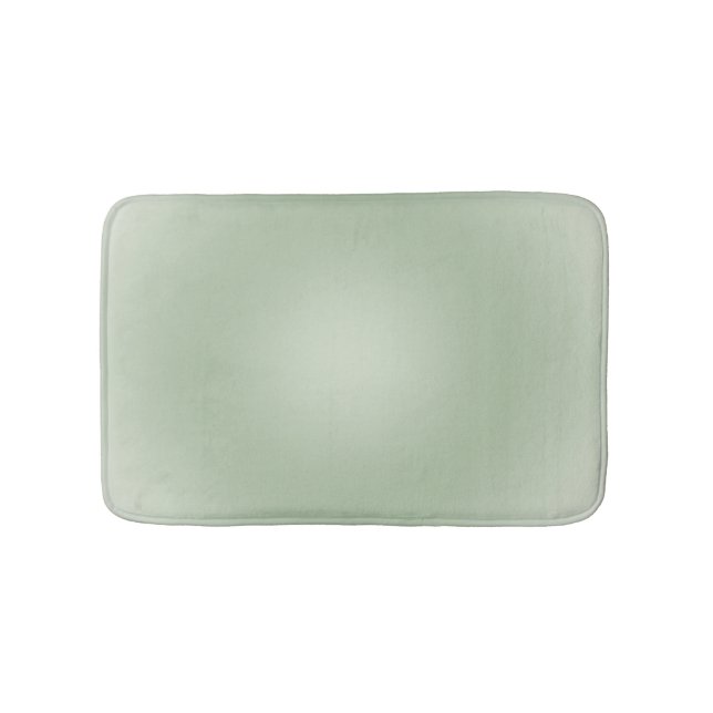 Sage Green Gradient Aura Badematte (Vorderseite)