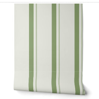 Sage Green Grand French Mattress Ticking Tapete