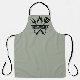 Sage Green Grillmaster BBQ Apron Schürze