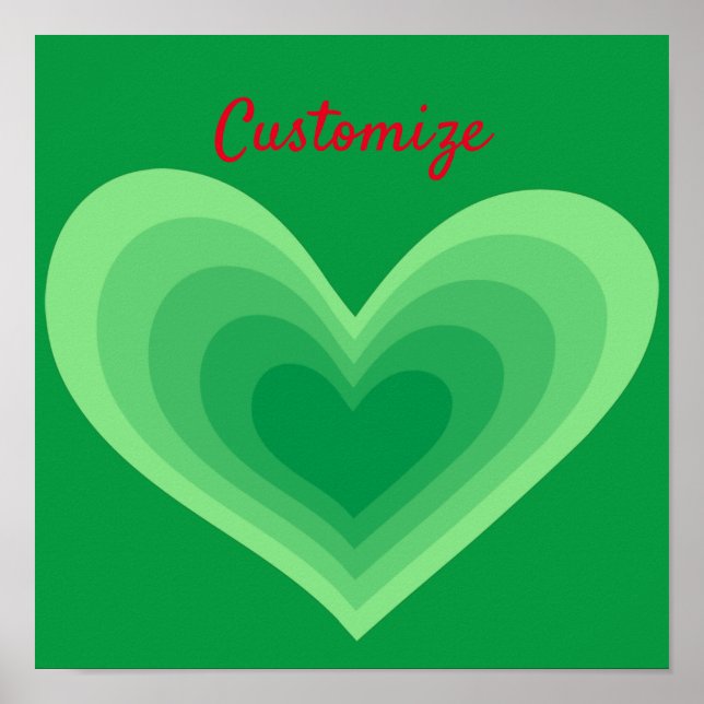 Sage Green Heart Thunder_Cove Poster (Vorne)