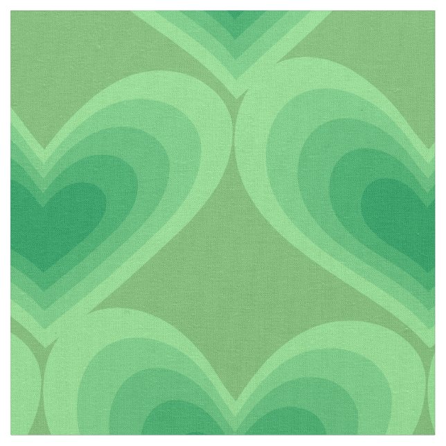 Sage Green Hearts Thunder_Cove  Stoff (Nahaufnahme)