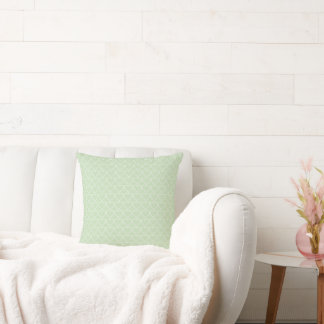 Sage Green Herz Druck Kissen