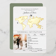 Sage Green Hochzeit in Urlaubsort Passport