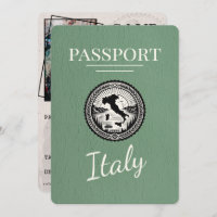 Sage Green Italy Passport