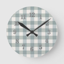 Sage Green Kariert Country Farmhouse Gingham Deco