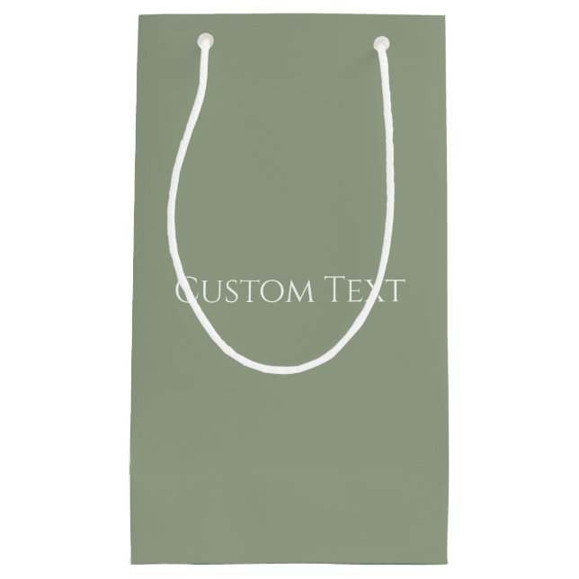 Sage Green  Kleine Geschenktüte (Vorderseite)
