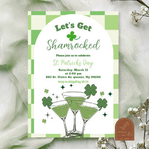Sage Green Lebendige St. Patrick's Day Einladung