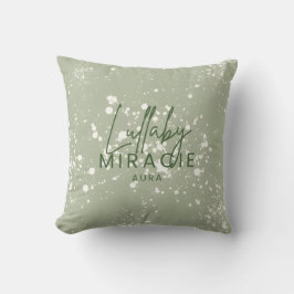 Sage Green "Lullaby Miracle Aura" Kopfkissen Kissen