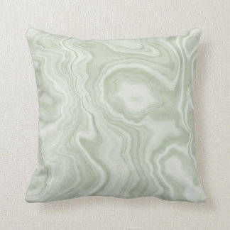 Sage Green Marble Throw Kissen