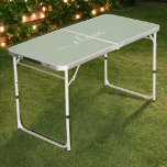 Sage Green Minimalistisch Modern Monogram Elegant Beer Pong Tisch<br><div class="desc">Mit unserer Sage Green Minimalistisch Modern Monogram Elegant Collection: Erleben Sie Ihre Ästhetik mit ruhiger Eleganz und zeitloser Eleganz. Unsere Kollektion präsentiert minimalistische Designs in einer ruhigen, grünen Weiß, ergänzt durch raffinierte Monogramme, die auf Ihren persönlichen Stil zugeschnitten sind. Von der polierten Schreibwaren bis hin zu vielseitigem Zubehör, jedes Stück...</div>