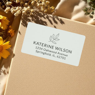 Sage Green Minimalistisch Small Business Shipping