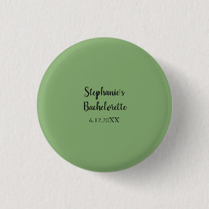Sage Green Modern Wedding Bachelorette Gefallen Ge Button
