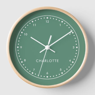 Sage Green   Moderner Name Elegant Trendy Stilvoll Uhr