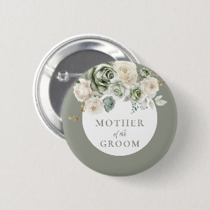 Sage Green Mother of the Groom Brautparty Button