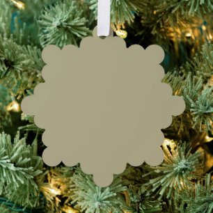 Sage Green Ornament Karte