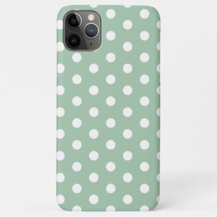 Sage Green Pastel Polka Dot Case-Mate iPhone Case