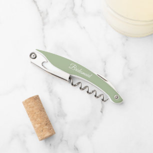 Sage Green Personalisiert Wedding Bridesmaid Kellnermesser