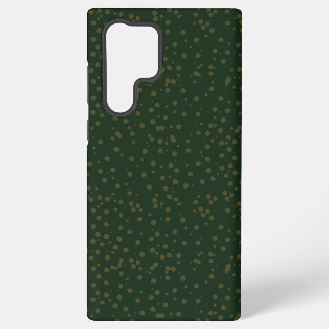 Sage Green Polka Dots Modern Pattern Samsung Galaxy Hülle (Rückseite)