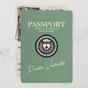Sage Green Puerta Vallarta Pass Save The Date