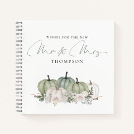 Sage Green Pumpkins wünscht Mr. Guest Book Notizbuch