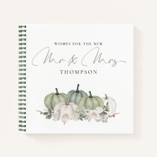Sage Green Pumpkins wünscht Mr. Guest Book Notizbuch