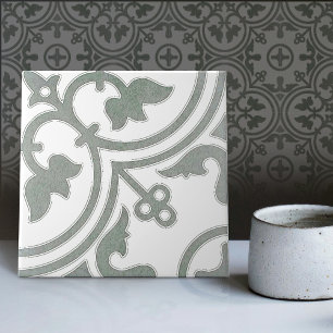 Sage Green Repro Backsplash Küche Portugal Fliese