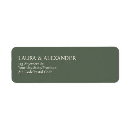 Sage Green Return Labels