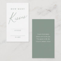 Sage green script rächen wie viele Küsse Spiel