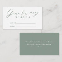 Sage green script rächen wie viele Küsse Spiel