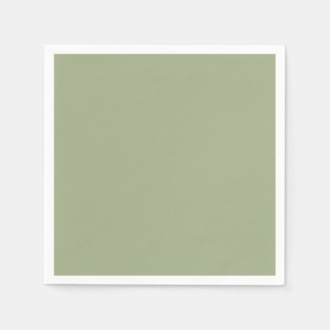 Sage Green Serviette (Vorderseite)