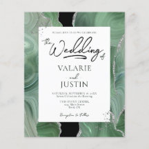 Sage Green Silver Agate Budget Hochzeit in einem