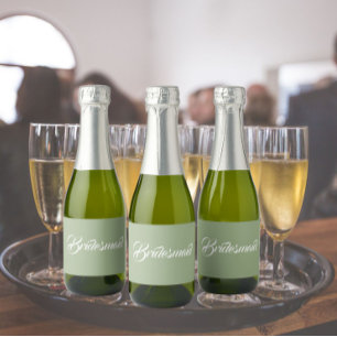 Sage Green Stilistische SkriptWedding Bridesmaid