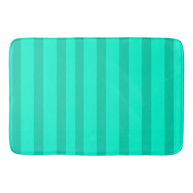 Sage Green Stripes  Badematte (Vorderseite)